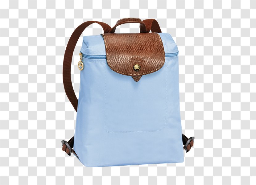 Longchamp 'Le Pliage' Backpack Bag - Nylon Transparent PNG