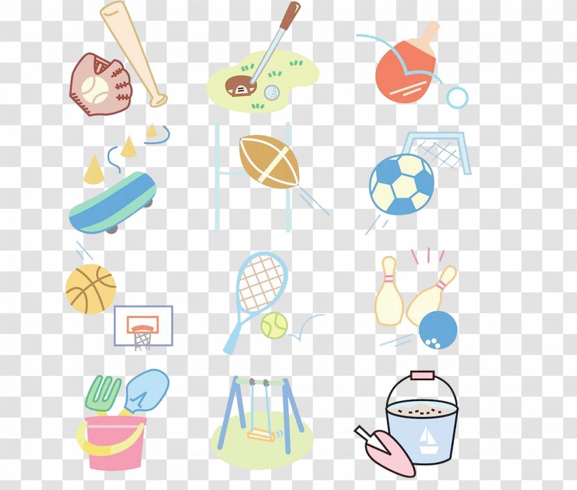 Cartoon Download Illustration - Child - Sports Equipment Transparent PNG