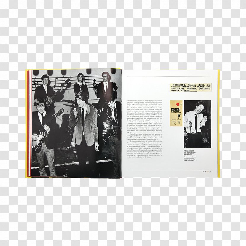 Rolling Stones On Air In The Sixties: TV And Radio History As It Happened Stones: Sixties Phonograph Record - Book Transparent PNG