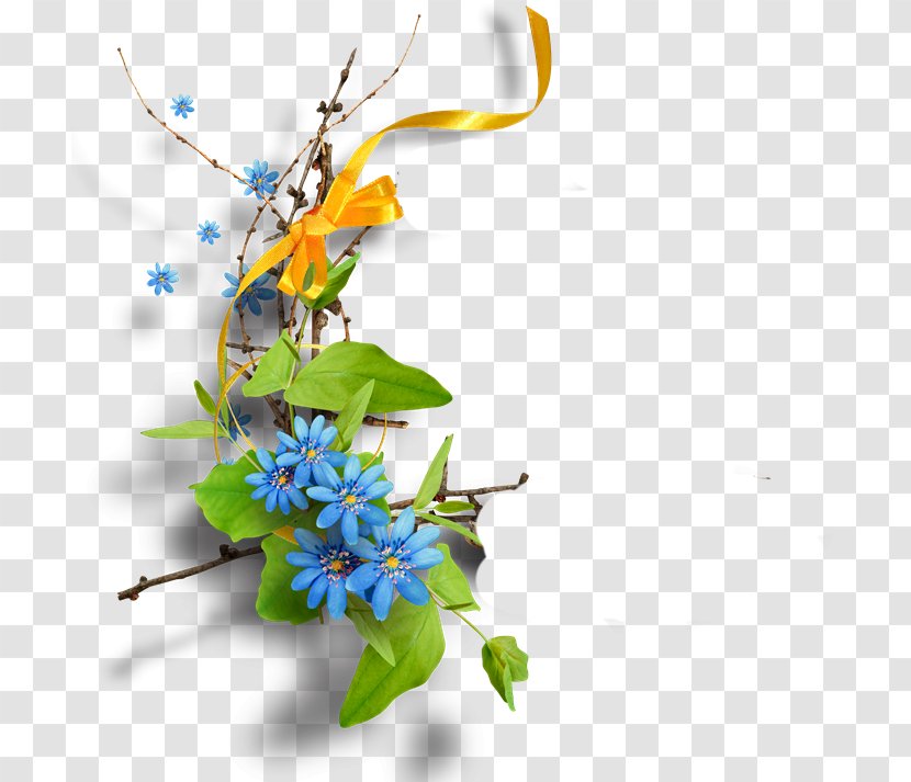 Clip Art Psd Image Floral Design - Photography - Blue Bow Transparent PNG