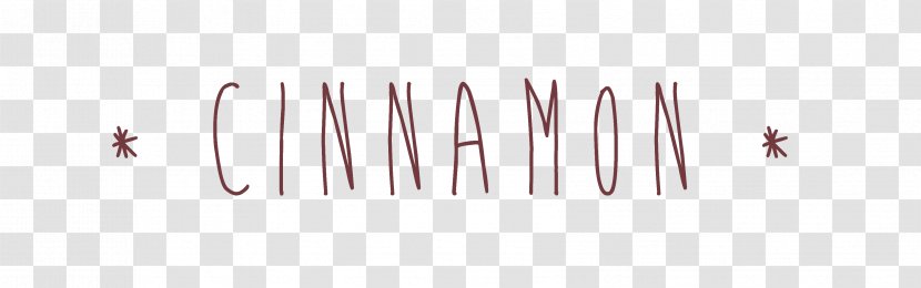 Logo Brand Font - White - Cinnamon Transparent PNG