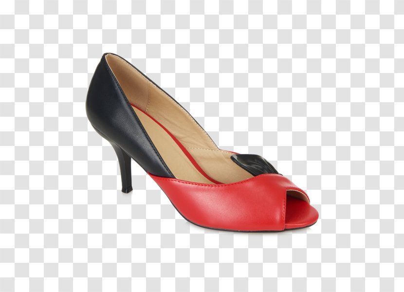 Red Peep-toe Shoe High-heeled Fashion Transparent PNG