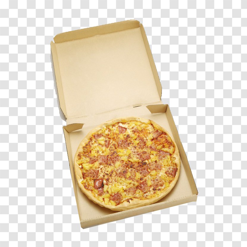 Pizza Box Fast Food Durio Zibethinus - Packed In Boxes Of Transparent PNG