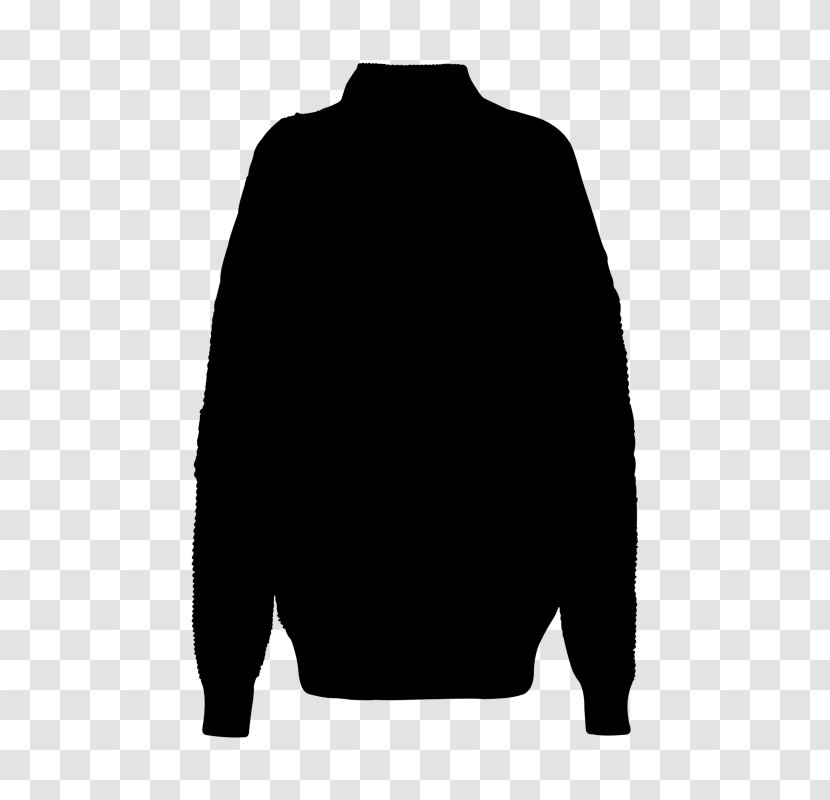 Sweater Sweatshirt Flight Jacket Black - Sleeve - Shoe Transparent PNG