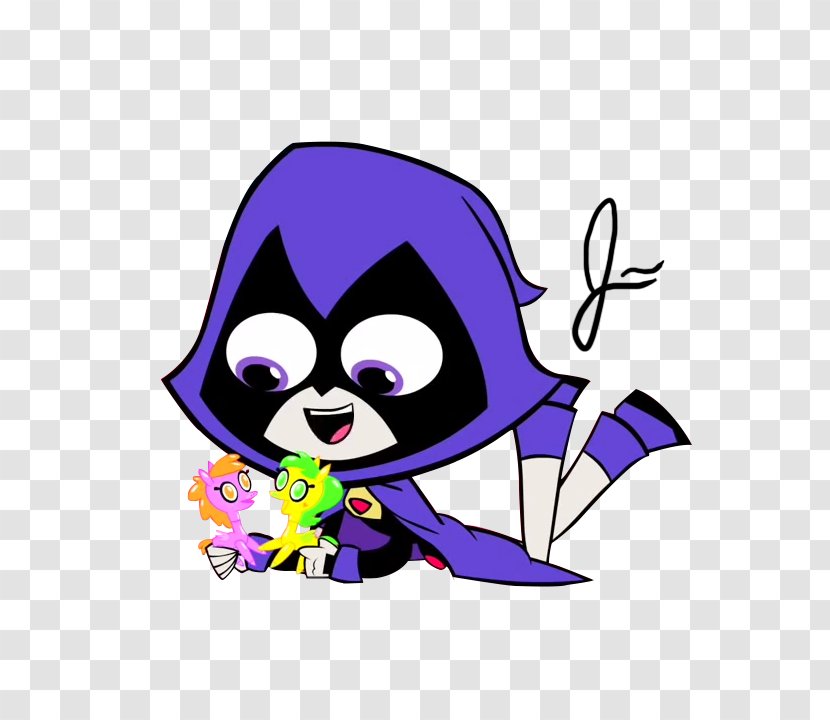 Raven Beast Boy Starfire Teen Titans - Cartoon - Pic Transparent PNG