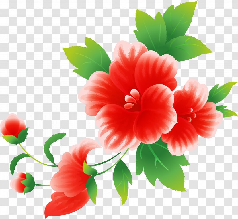 Pink Flowers Clip Art - Fuchsia - Flower Transparent PNG