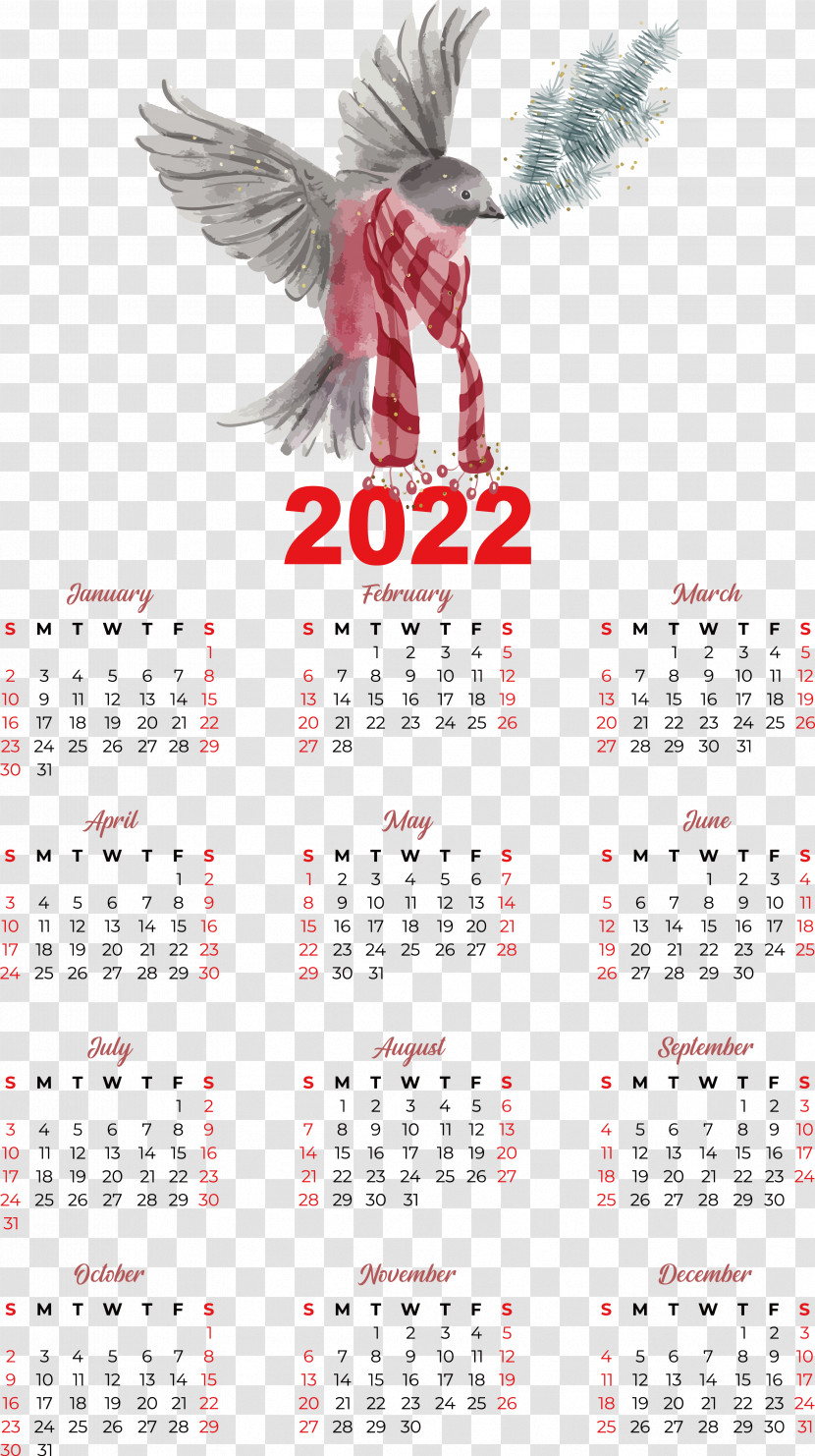 Calendar 2022 Names Of The Days Of The Week Week Lunar Calendar Transparent PNG