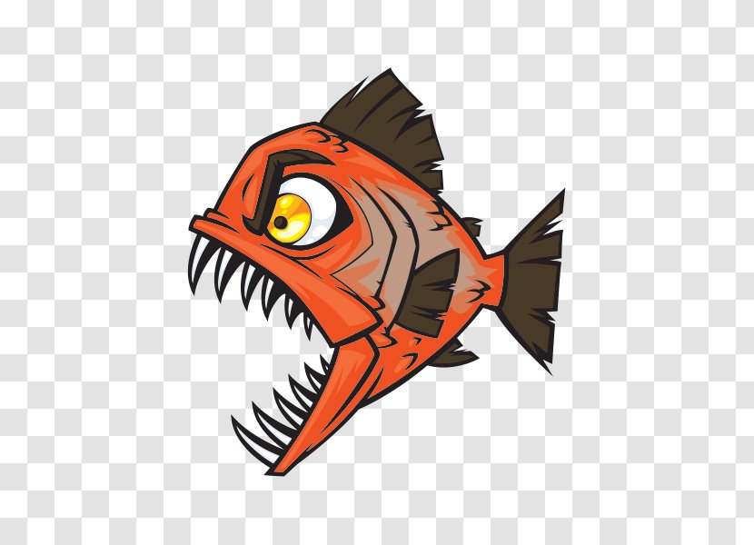 Piranha Clip Art - Fish - Seafood Transparent PNG