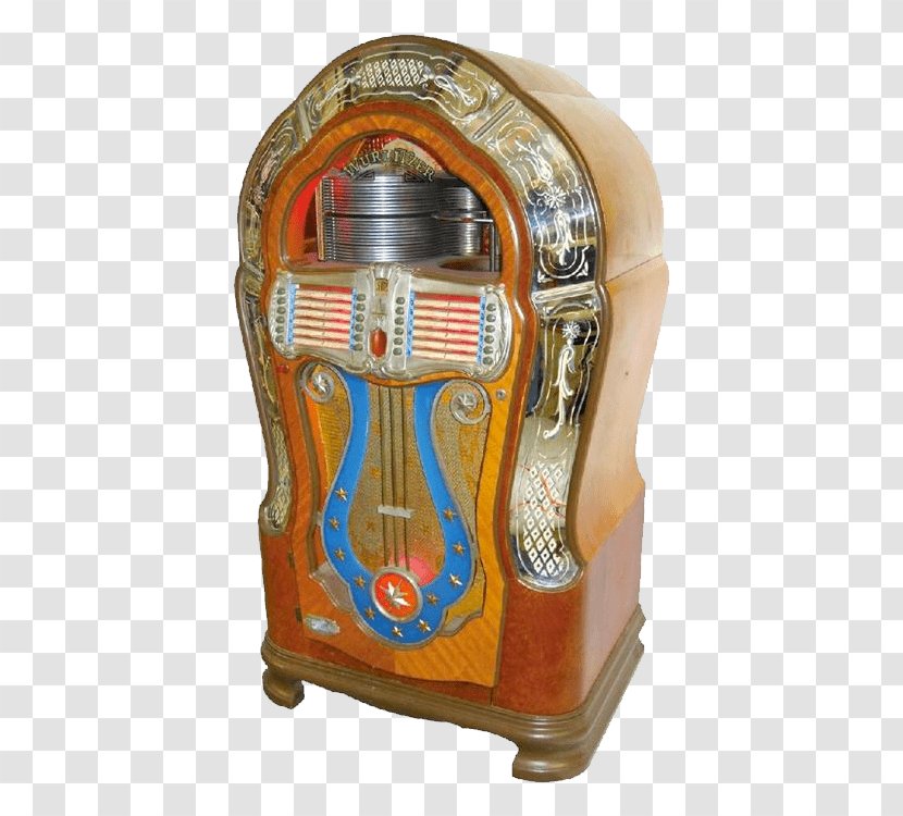 Jukebox 1940s 78 RPM Wurlitzer - Sticker Transparent PNG