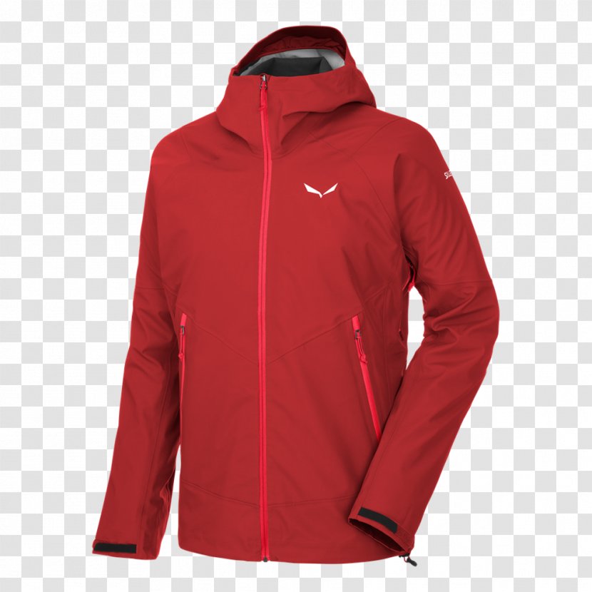 Leather Jacket Gore-Tex Clothing Windstopper - Red Transparent PNG