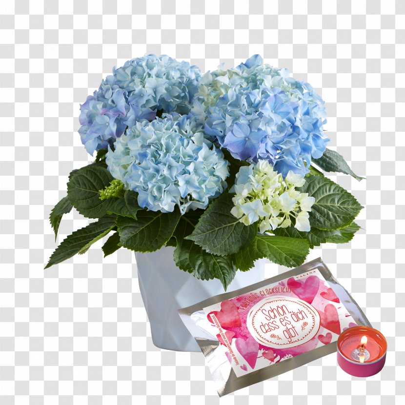Hydrangea Floral Design Cut Flowers Flower Bouquet - Arranging Transparent PNG
