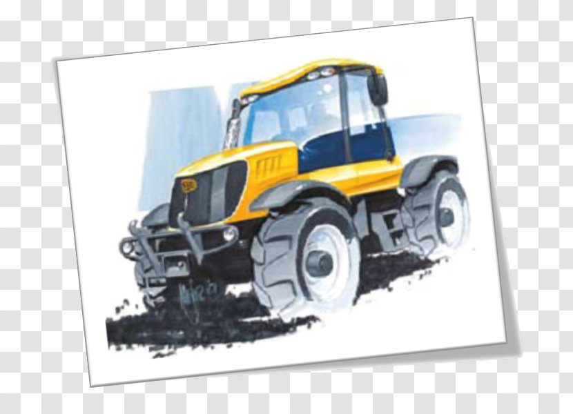 JCB Fastrac Bulldozer Tractor Machine - Agricultural Machinery Transparent PNG