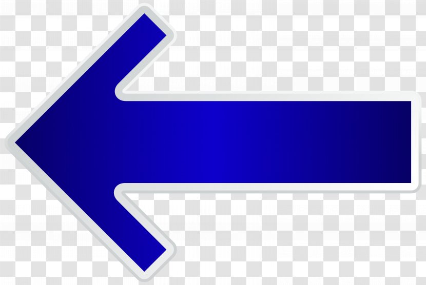 Line Brand Angle Logo - Arrow Blue Left Transparent Clip Art Image Transparent PNG