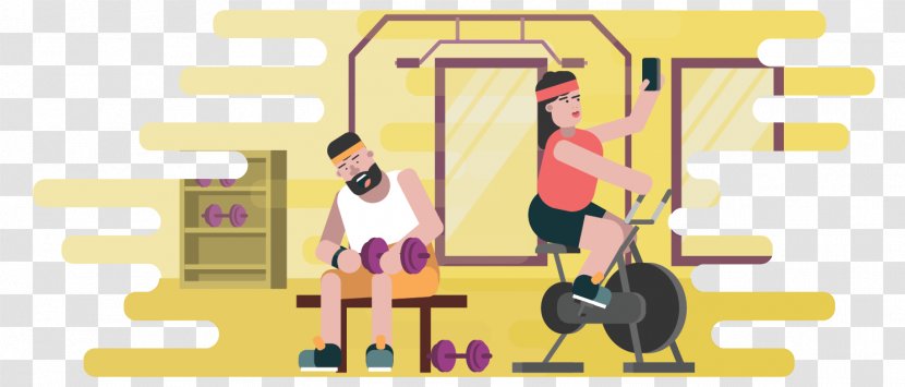 Physical Fitness Exercise Clip Art Illustration Military - 19 - Barbel Border Transparent PNG