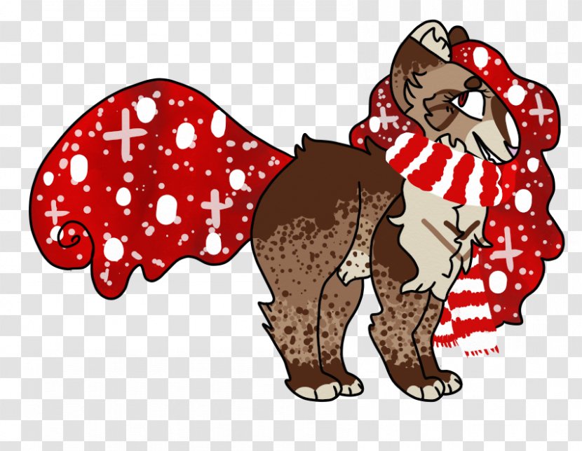 Santa Claus Cattle Horse Christmas Ornament Mammal - Like - Hot Day Transparent PNG