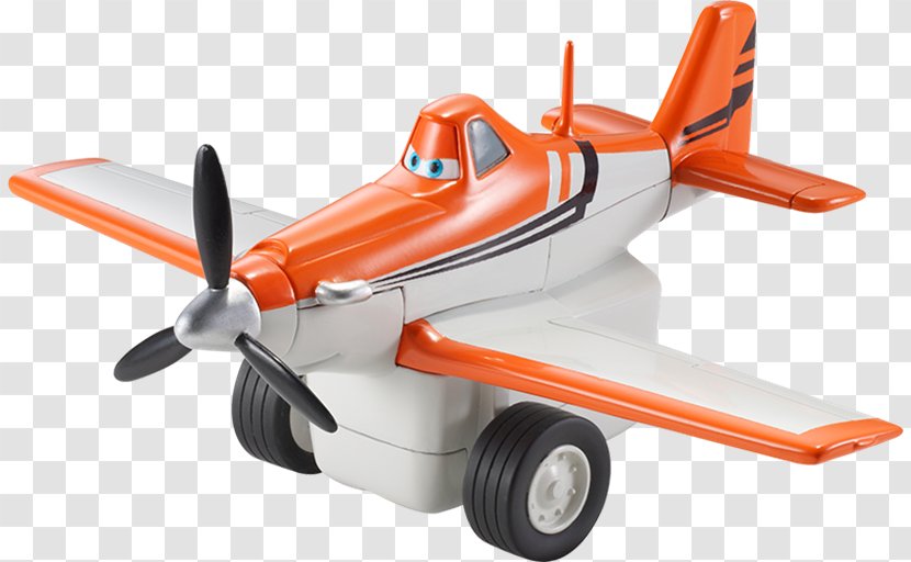 Dusty Crophopper Ripslinger Airplane Pixar The Walt Disney Company - Radio Controlled Toy Transparent PNG