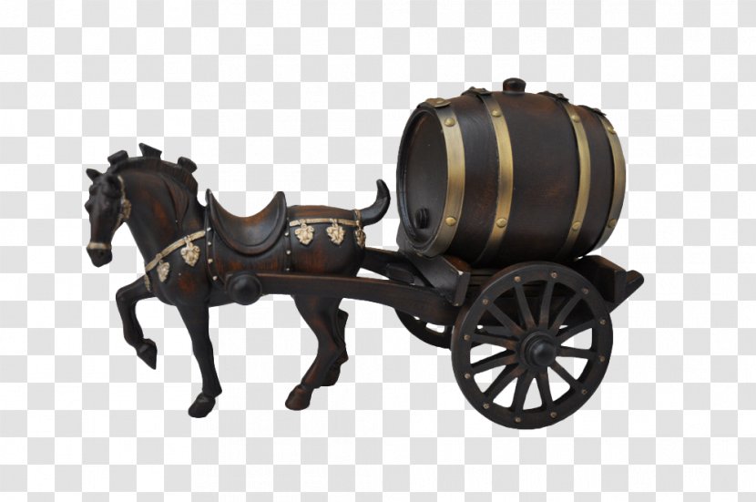 Red Wine Horse Car Metal - Harness - Complex Gu Mala Stereo Barrel Free Pull Element Transparent PNG