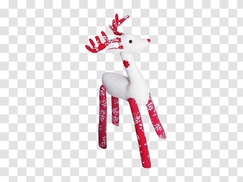 Reindeer Antler - Hand Painted Transparent PNG