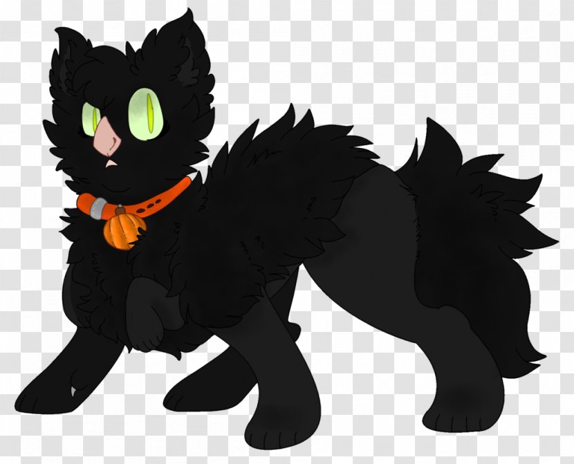 Black Cat Kitten Whiskers Demon Transparent PNG