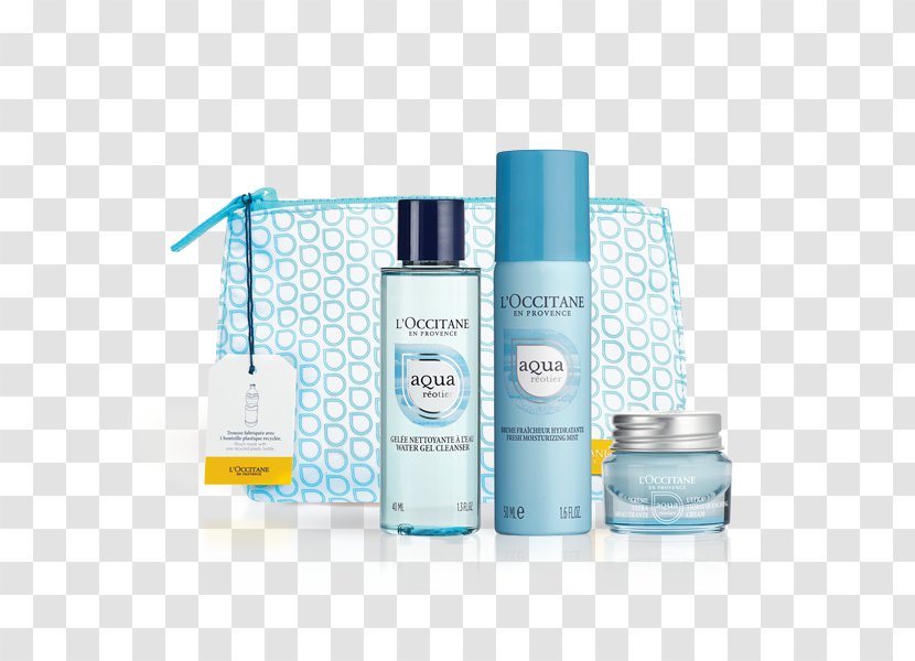 Lotion L'Occitane Aqua Réotier Ultra Thirst-Quenching Cream 1.7oz En Provence Moisturizer - Cosmetics - Hydrating Mineral Water Spray Transparent PNG