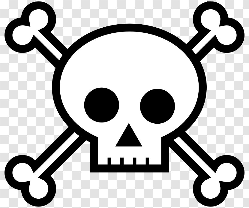 Skull And Bones Crossbones Clip Art - Do Not Disturb Clipart Transparent PNG
