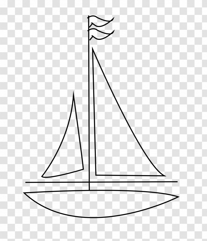Drawing Sailboat Sailing Line Art - Ship - Boat Transparent PNG