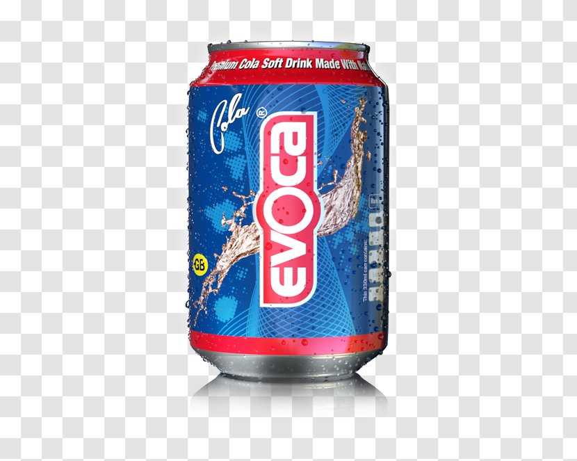 Fizzy Drinks Evoca Cola Juice - Electric Blue Transparent PNG