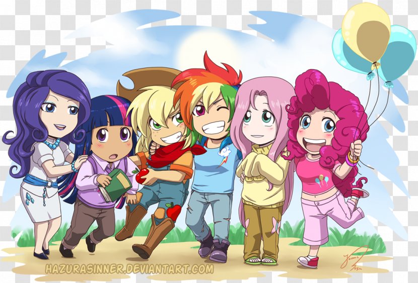 Pinkie Pie Rainbow Dash Pony Rarity Twilight Sparkle - Tree - Power Ponies Cosplay Transparent PNG