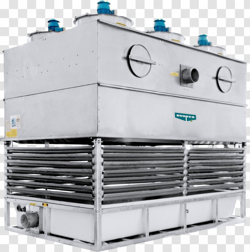 Cooling Tower Evaporative Cooler Condenser HVAC - Industry Transparent PNG