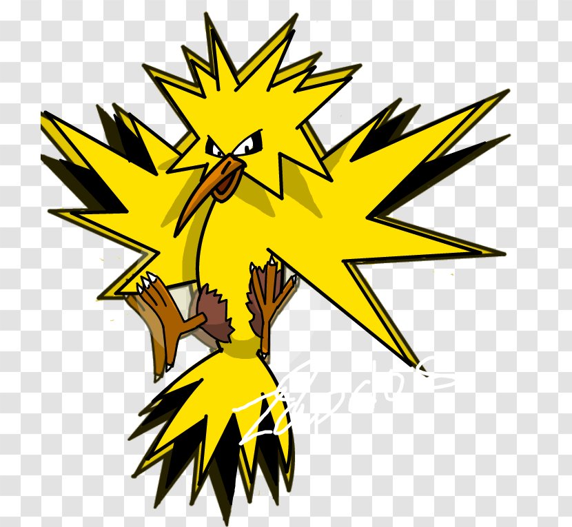 Zapdos Beak Clip Art Illustration Cartoon - Character - Poster Transparent PNG