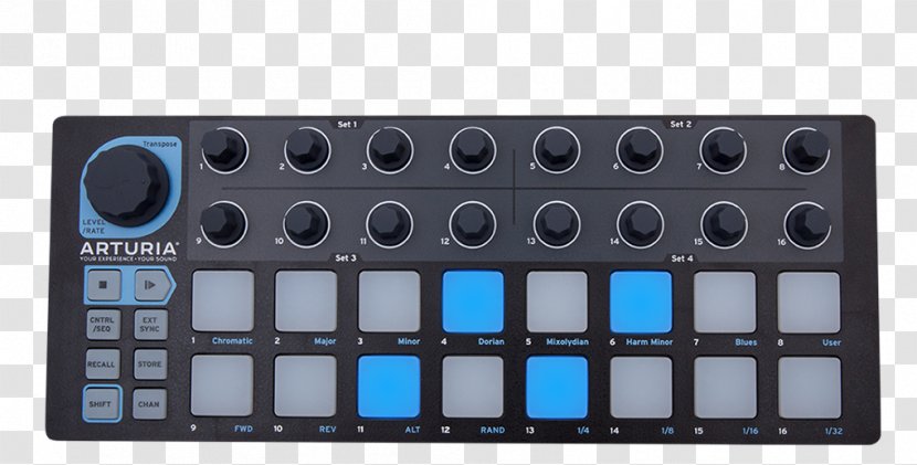 MIDI Controllers Arturia BeatStep Pro - Keylab 49 Transparent PNG