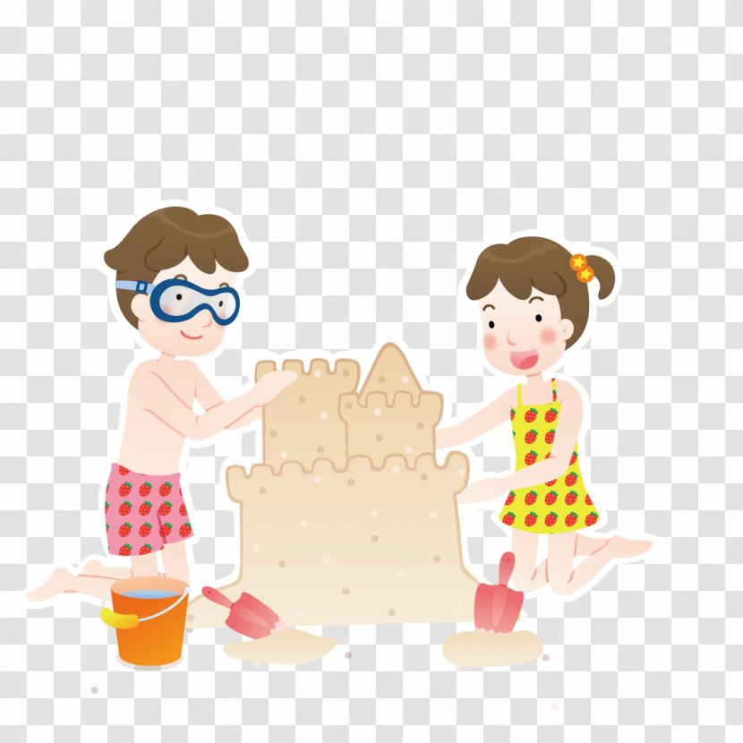Sand Child Clip Art - Area - Children Playing In The Transparent PNG