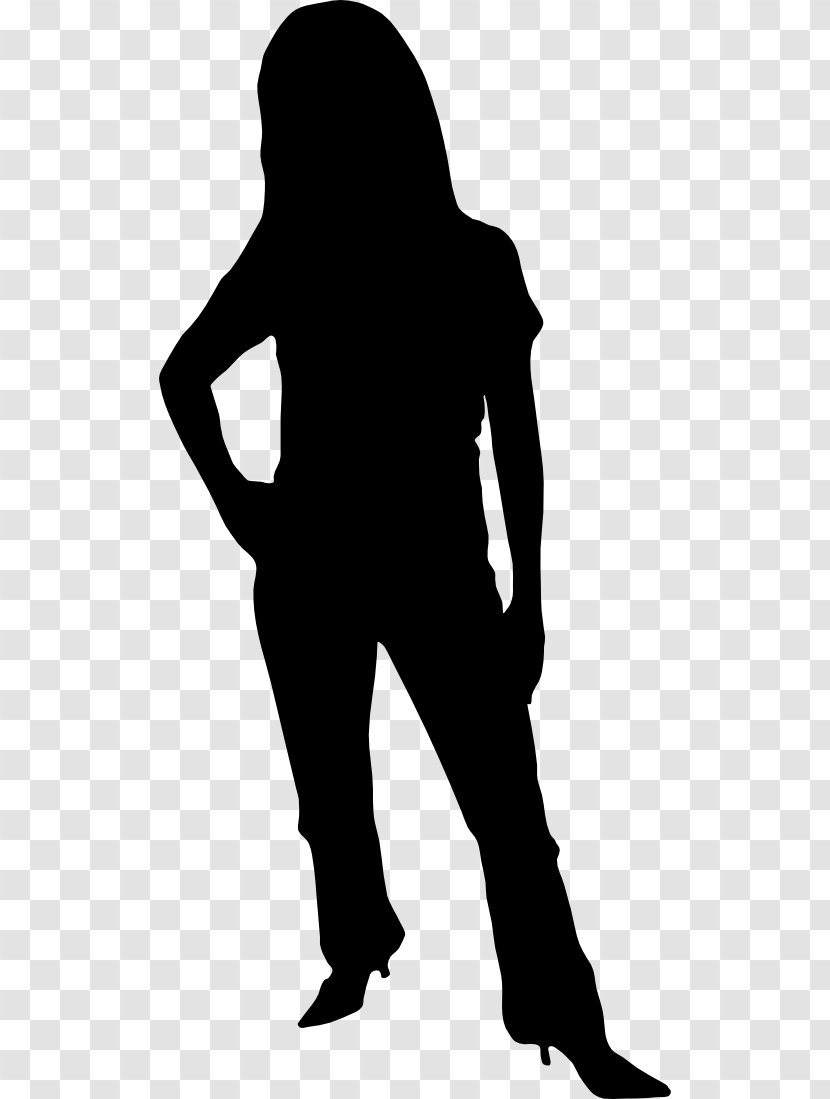 Silhouette Woman Drawing Clip Art Transparent PNG