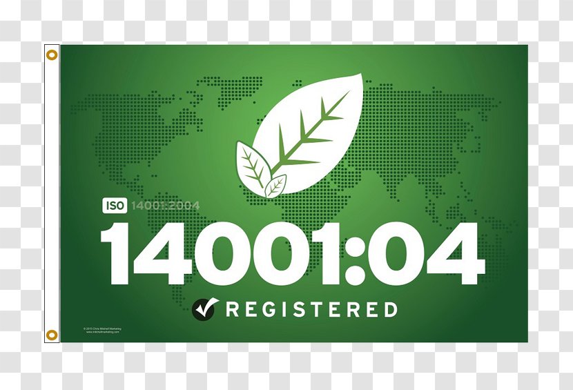 Logo ISO 14001:2004 Banner Brand 14000 - Grass - Iso 14001 Transparent PNG