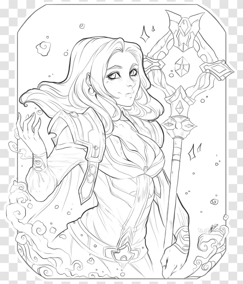 Line Art White Character Sketch - Flower - Aroeira 3 Transparent PNG
