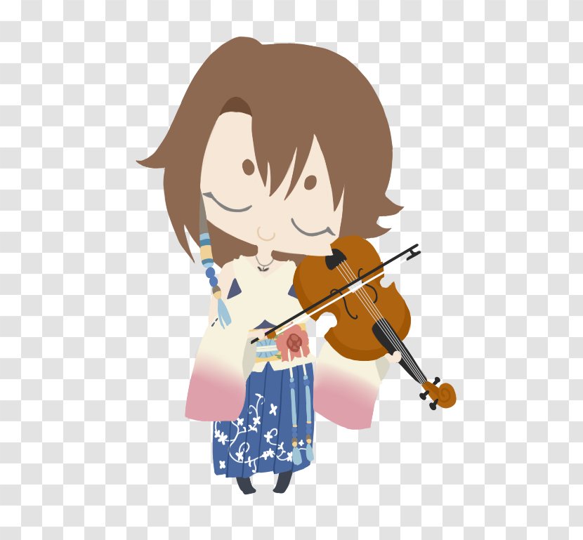 Violin Final Fantasy X Drawing Fan Art Yuna - Cartoon - My Melody Transparent PNG
