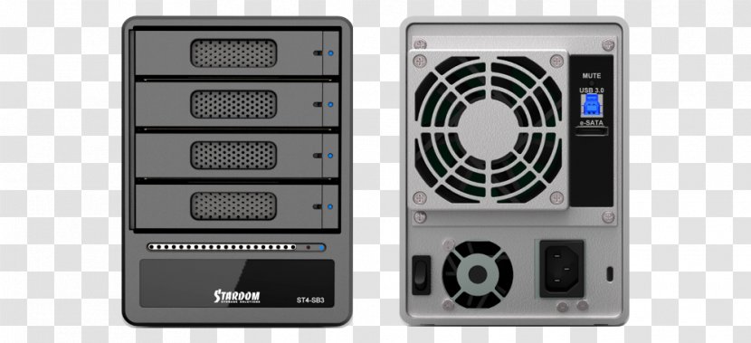 Computer Cases & Housings Hard Drives Serial ATA ESATAp Disk Enclosure - Component Transparent PNG