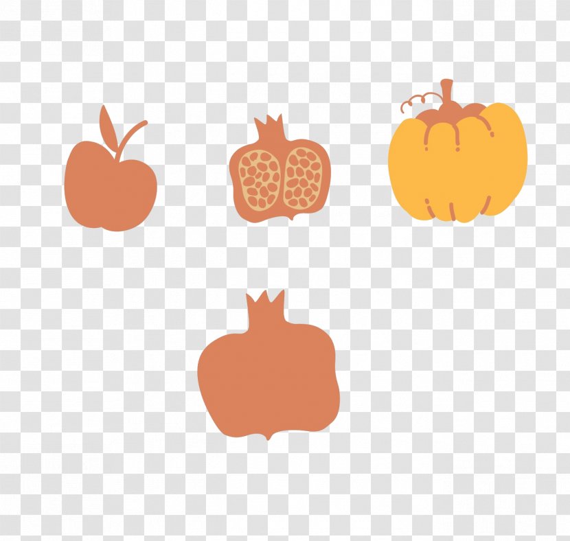 Pumpkin Fruit Vegetable Auglis - A Variety Of Fruits And Vegetables Transparent PNG