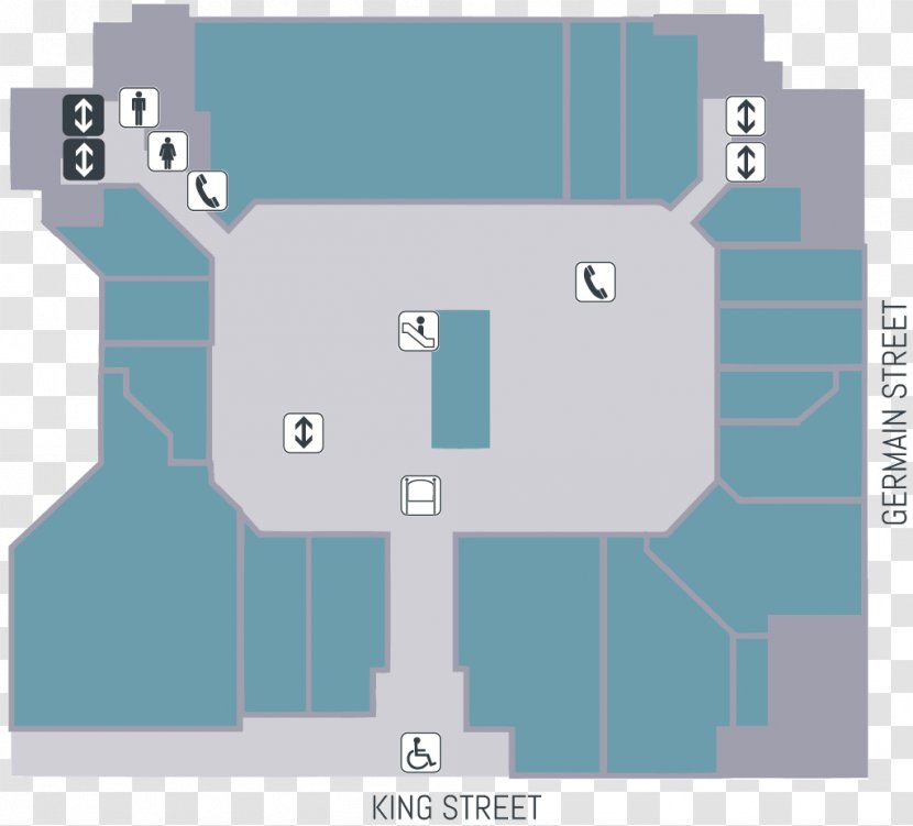 Diagram Brunswick Square Shopping Centre Floor Plan - Eldon Transparent PNG