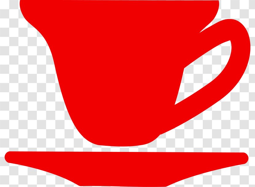 Teacup Teapot Clip Art - Saucer - Red Cup Transparent PNG