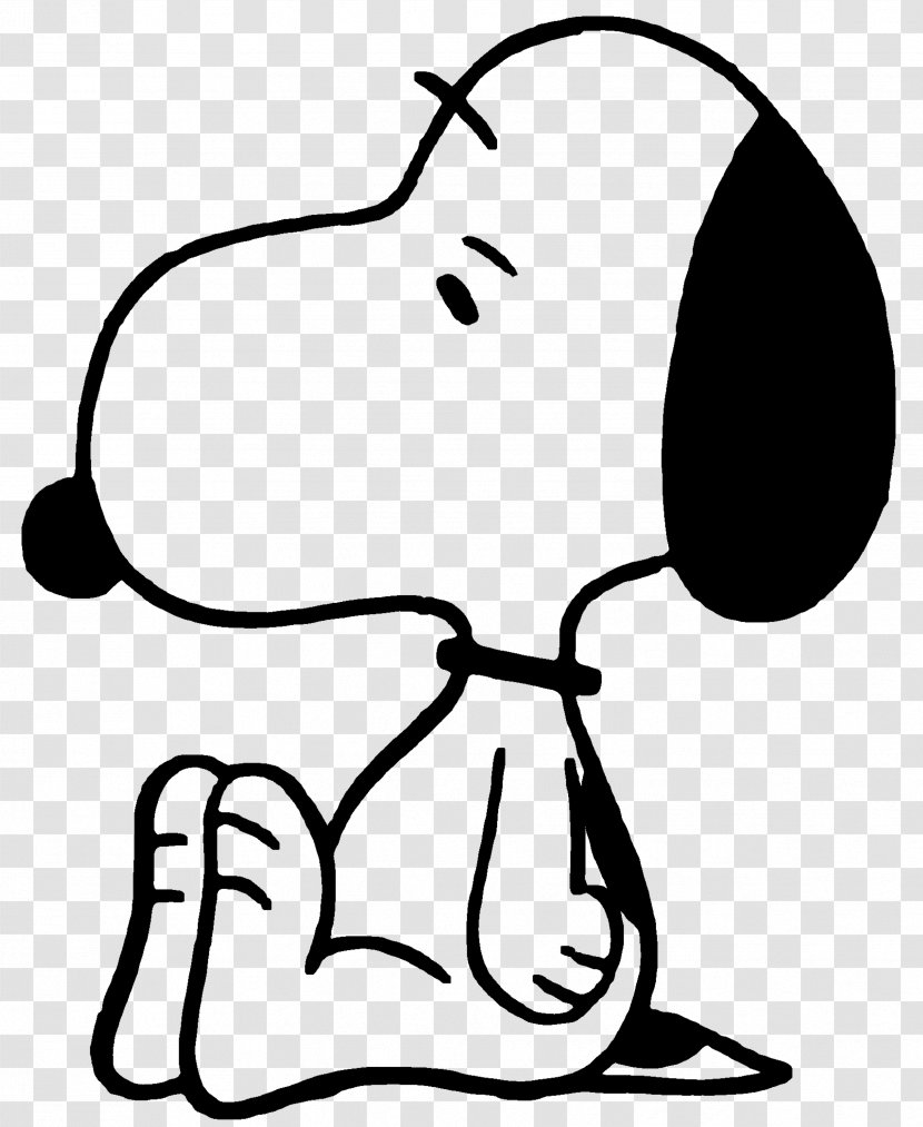 Snoopy Woodstock Charlie Brown Black And White - Heart - 2017 Faizabad Sitin Transparent PNG