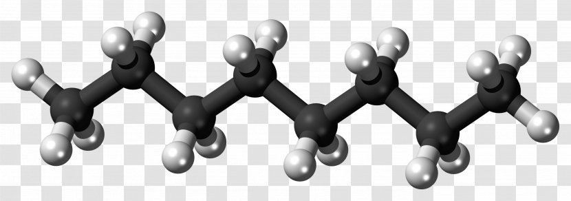 Hydrocarbon Octane Alkane Chemical Compound - Black And White - Stick Person Transparent PNG