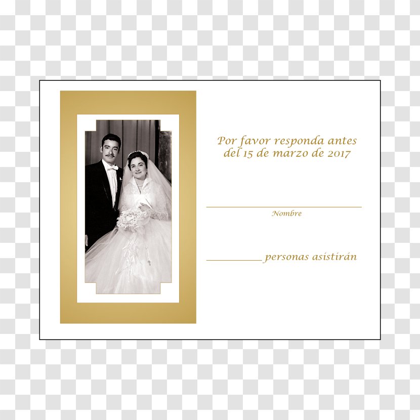 Wedding Invitation Anniversary Convite - Greeting Note Cards Transparent PNG