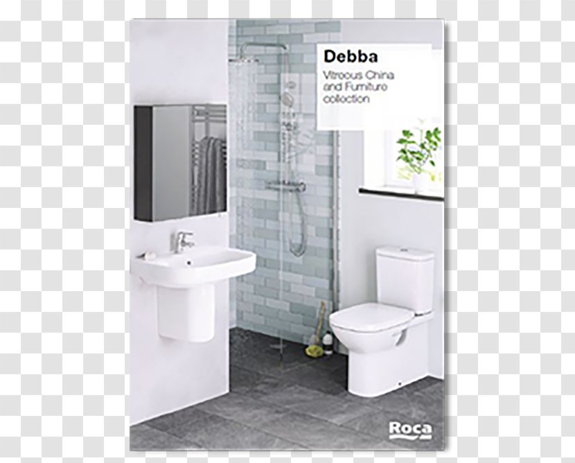 Roca Toilet & Bidet Seats Bathroom Cabinet Sink - Brochure Cover Transparent PNG