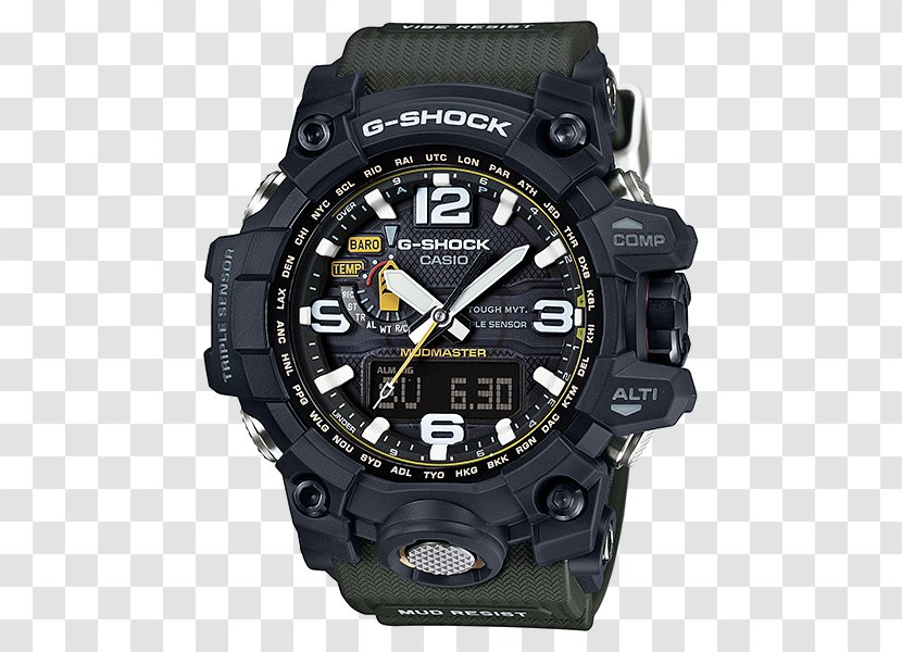 Master Of G G-Shock Shock-resistant Watch Casio - Gshock Gwg1000 Transparent PNG