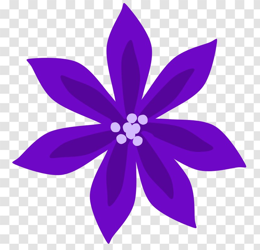 Flower Purple Lilium Clip Art - Flora - Cliparts Free Transparent PNG