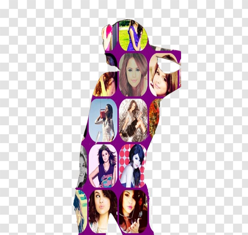 Clothing Accessories Collage Wizards Of Waverly Place Hair Coloring Purple - Magenta - Fan Edit Collages Transparent PNG