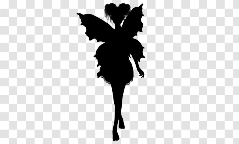 Fairy Silhouette Tinker Bell Stencil Jar - Butterfly Transparent PNG