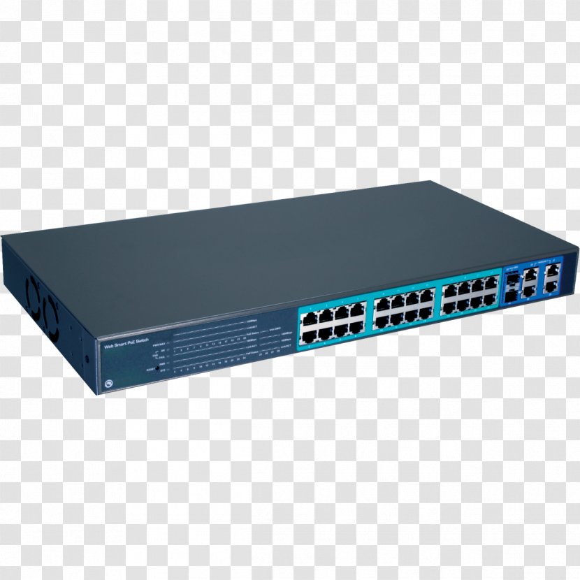 Computer Network Switch Ethernet Hub TP-Link Port - Electronics Accessory - Trendnet Transparent PNG