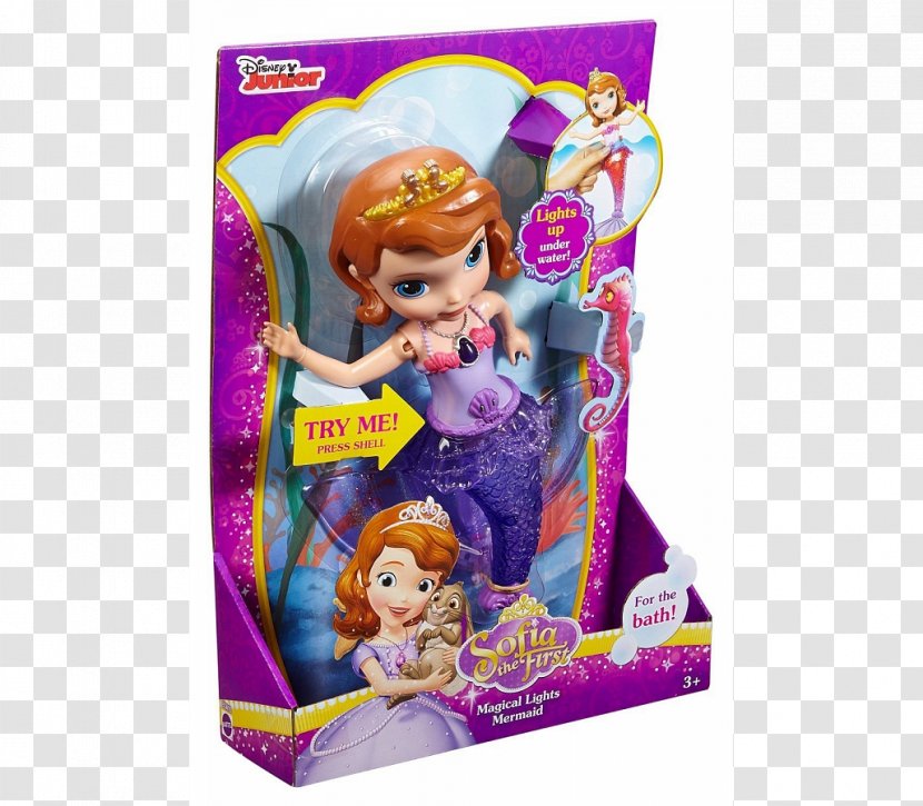 Sofia Amazon.com Doll Toy Disney Junior - Mermaid Transparent PNG